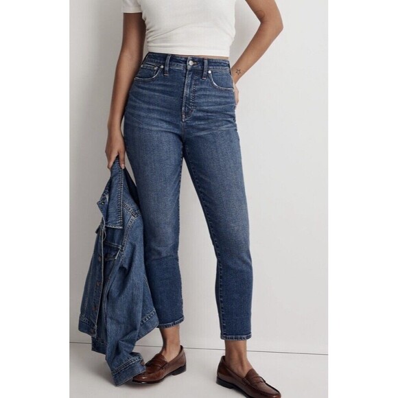 MADEWELL Curvy Perfect Vintage Jeans Manorford Wash: Instacozy Edition 23 NWT - Picture 1 of 13
